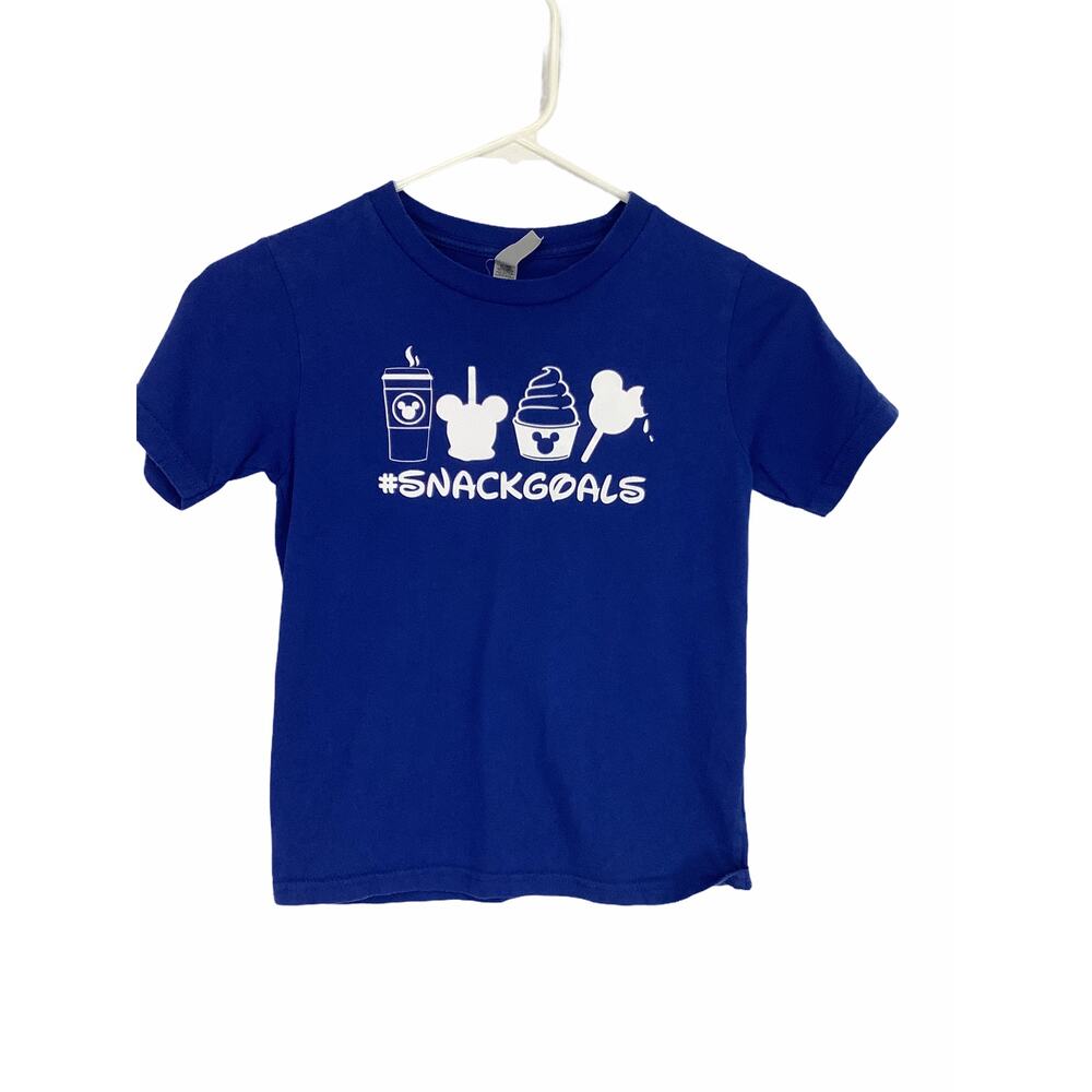 Next Level Apparel Blue Disney Mickey Mouse Tee